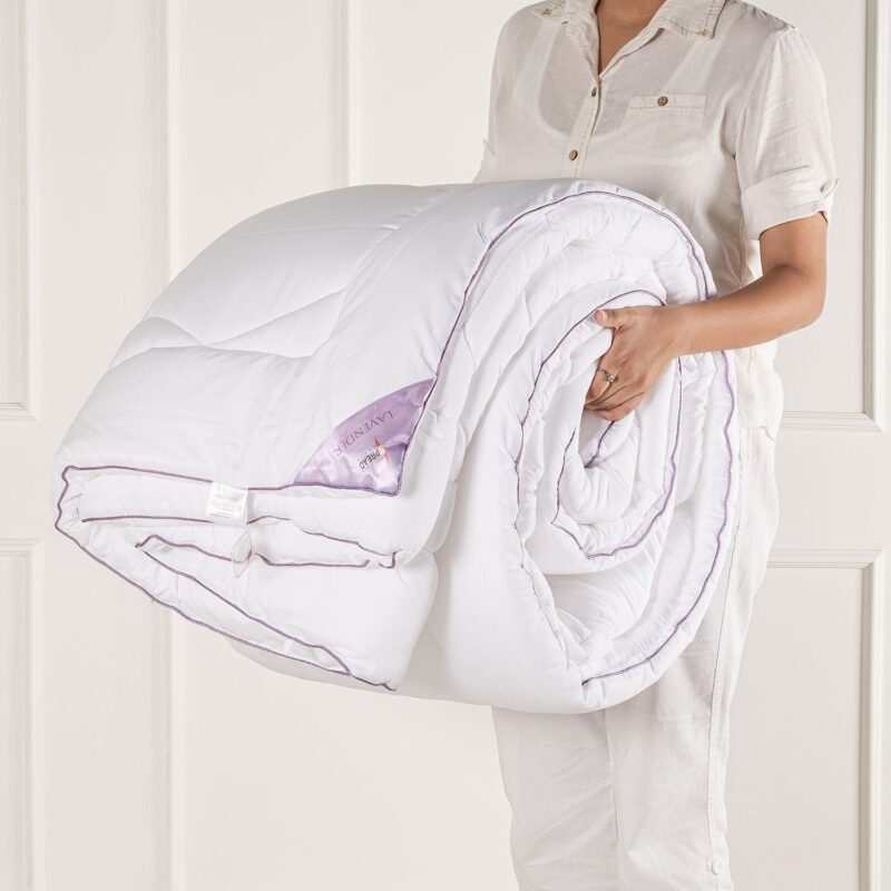 200 Gsm Summer Comforter - Lavender Quilt (Oeko Certified) - Image 3