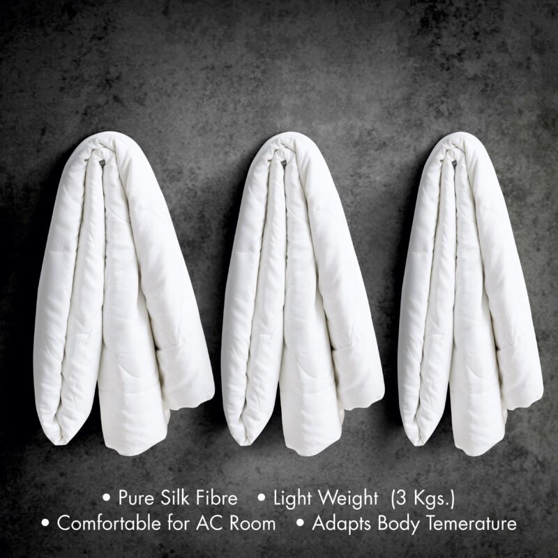 Real Silk Summer/ Ac Quilt | All Season Quilt - Image 6