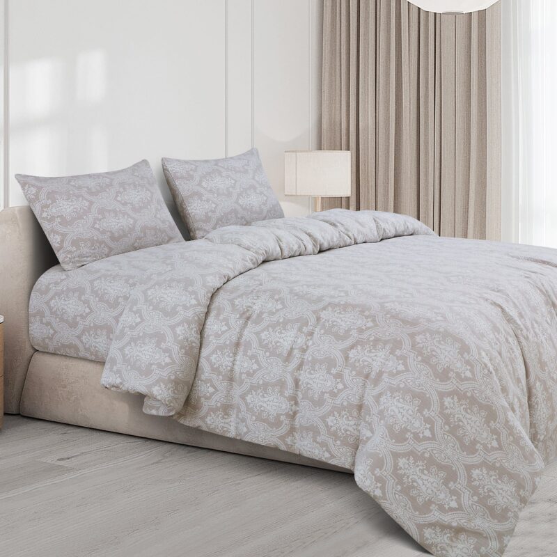 Ultra Light Weight Washed Cotton Jacquard Ac Quilt - Image 3
