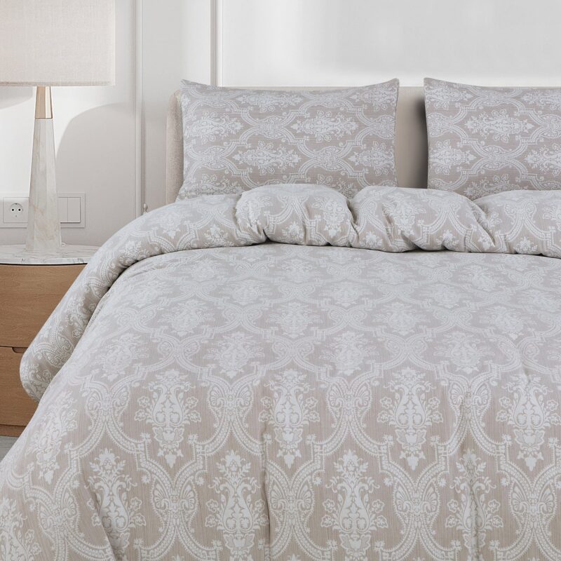 Ultra Light Weight Washed Cotton Jacquard Ac Quilt - Image 2