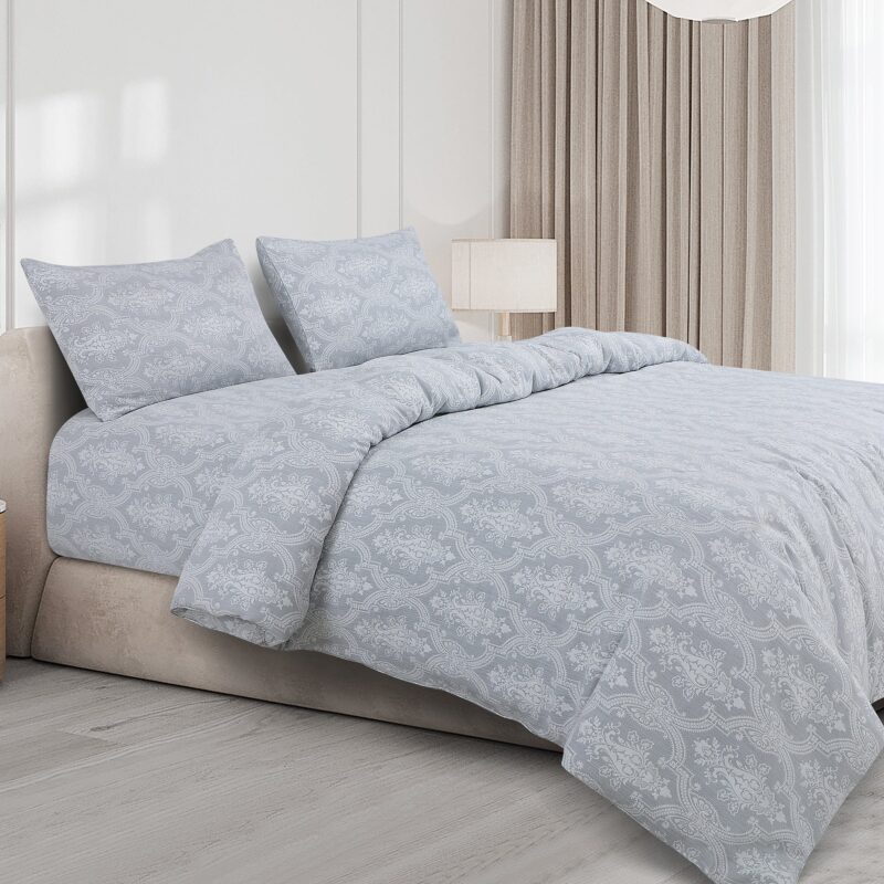 Ultra Light Weight Washed Cotton Jacquard Ac Quilt - Image 7
